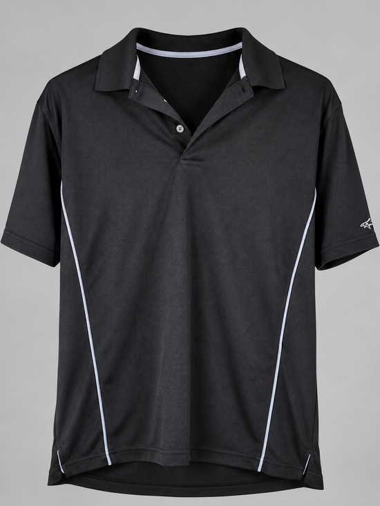 Tasso Elba Other - Greg Norman Shark for Tasso Elba Play Dry Men’s Golf Polo Black Size M